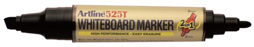 Whiteboard Marker Artline 525T 2-i-1 sort